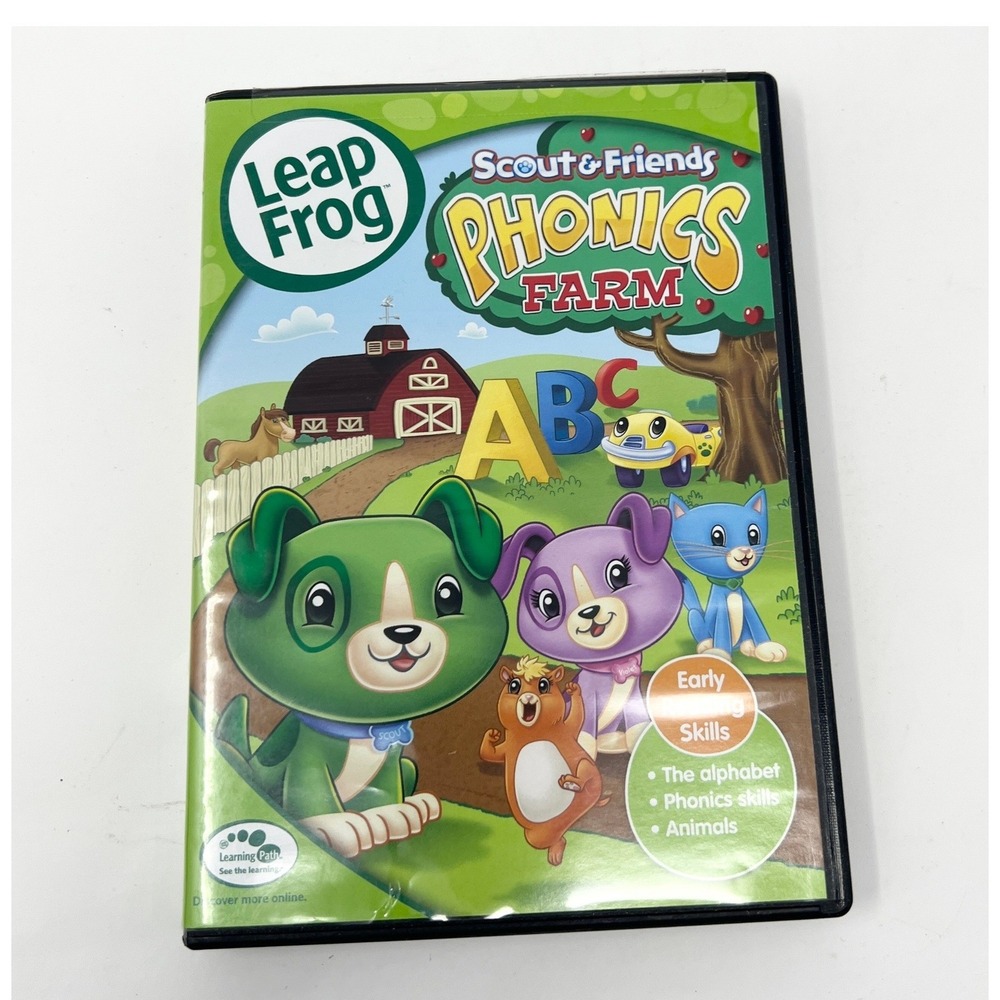 LeapFrog Scout & Friends‎ Phonics Farm DVD 2011 Educational Early Learning ABCs
